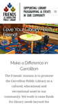 Mobile Screenshot of friendscarrolltonlibrary.org